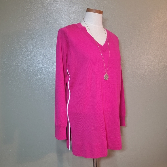 WORTH NEW YORK, WOOL BLEND PINK SWEATER, LARGE - Picture 2 of 9